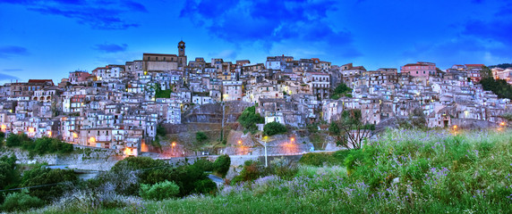 The village of Badolato, Calabria, Italy