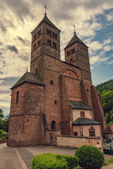 Fototapeta na wymiar The Murbach Abbey