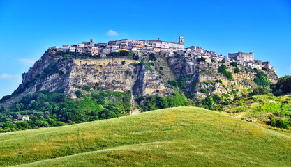 The town of Santa Severina in the Province of Croton, Italy © monticellllo