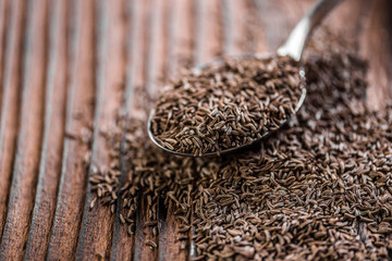 cumin seeds in a dish