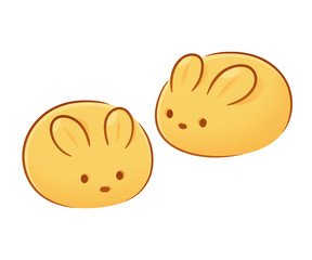 Bunny bread buns