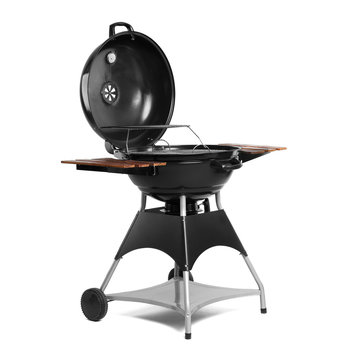 New Modern Barbecue Grill On White Background