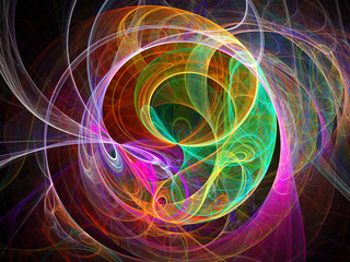 Abstract fractal background