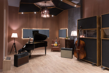 Amplifiers near musical instruments