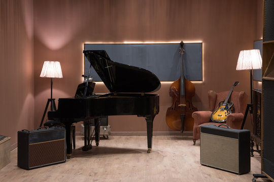 Amplifiers near musical instruments