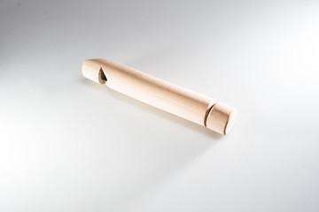 wooden flute to play children
