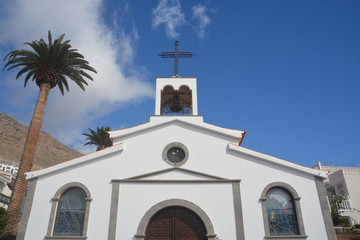 Ermita en un pueblo de Tenerife