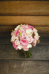 Colorful bridal bouquet