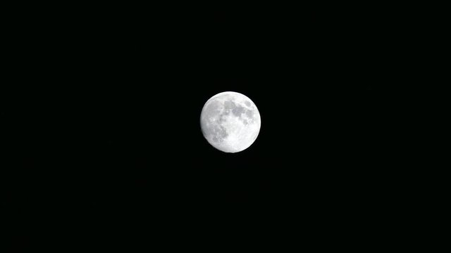 full moon video close-up in the sky
