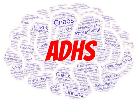 Word cloud: ADHS