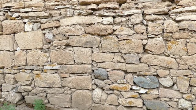 classic stone wall, old stone wall, demolished Wall


