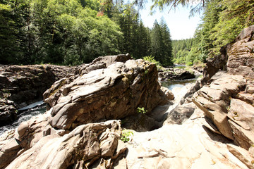 Viewpoint at Moulton Falls State Park.