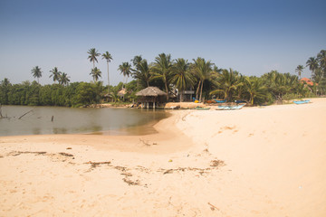 The beach of Tangalle, Sri Lanka.
