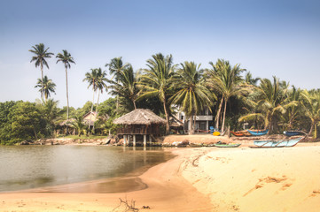 Obraz premium The beach of Tangalle, Sri Lanka.