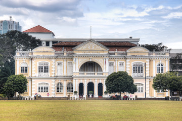 Historical buildings in Penang, Malaysia.