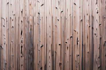 Ancient Japanese Wood Wall Used for a long time, the color naturally. Beauty to those who see.