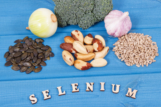 Natural ingredients as source selenium, vitamins, minerals and dietary fiber