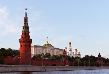 kremlin  moscow  russia red  architecture