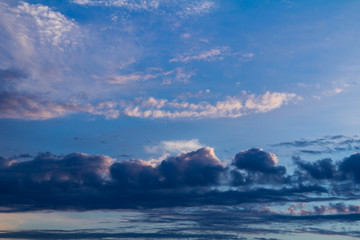 Blue sky background