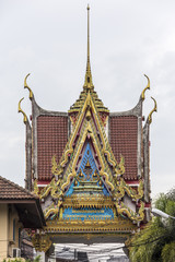 Thai temple art and architecture.  Although there are many differences in layout and style, they...