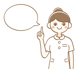 看護師　ナース　吹き出し