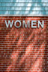 Fototapeta premium Female toilet sign