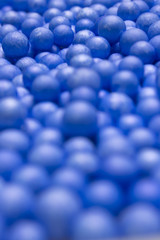 Large Blue Polysterene Balls background