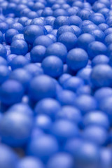 Large Blue Polysterene Balls background