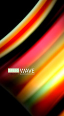 Blur color wave lines abstract background