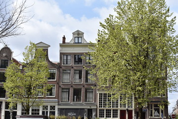 Amsterdam canal and architecture