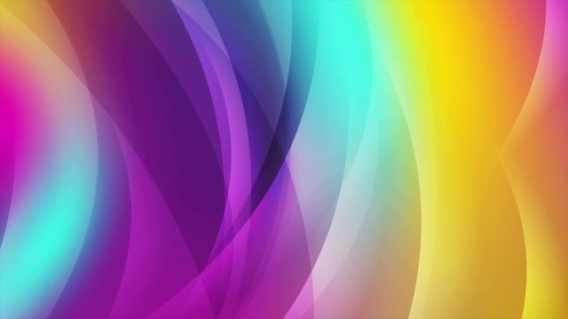 Colorful shiny waves abstract motion background. Seamless looping. Video animation Ultra HD 4K 3840x2160
