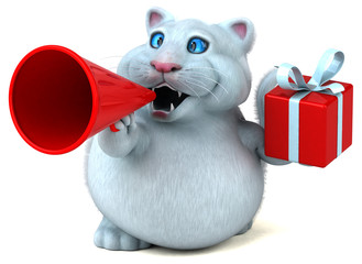 Fun cat - 3D Illustration