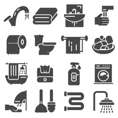 Toilet icon. Bathroom icon. Restroom icon. Vector Illustration.