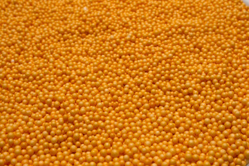  Orange Polysterene balls background