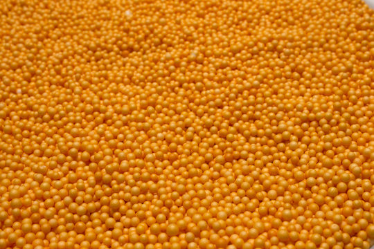  Orange Polysterene balls background