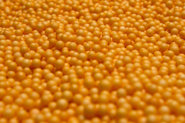  Orange Polysterene balls background