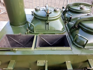 historische Feldküche idial für das Catering