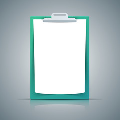 Paper A4 icon on the grey background. Vector A4 paper