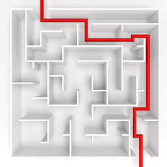 Labyrinthe 3D sphère chemin