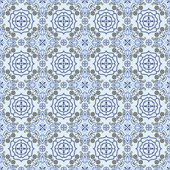 Vintage floral ornament pattern