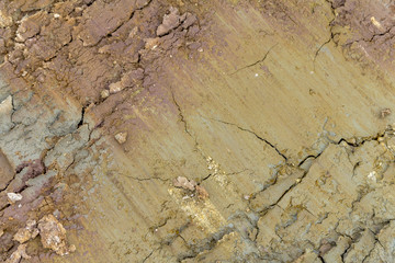 full frame abstract soil structure