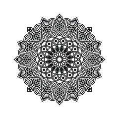 Abstract Lace Ornament Illustration 
