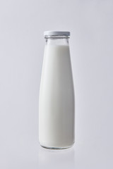 white bottle on white background