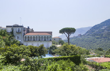 Fototapeta na wymiar Hotel Giordano in Ravello Amalfi Coast Italy