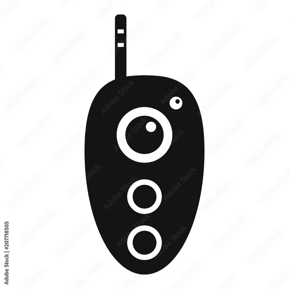 Poster remote controller icon. simple illustration of remote controller vector icon for web design isolated