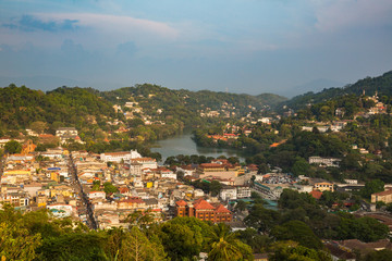 Fototapeta na wymiar Kandy Panorama