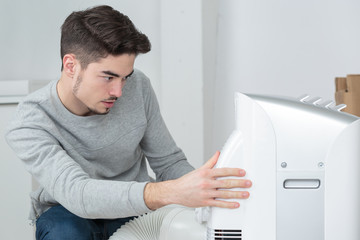 using a dehumidifier