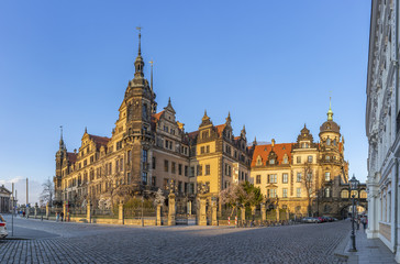 Fototapeta na wymiar Streets of Dresden, German