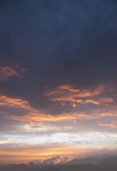 空　雲　夕日　cloud,sunny,sky,sunset