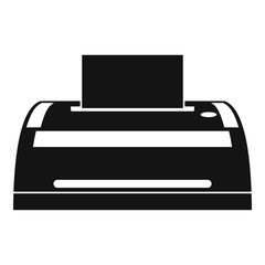 Digital printer icon. Simple illustration of digital printer vector icon for web design isolated on white background